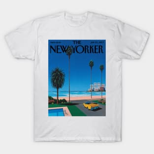 Hiroshi Nagai - beach scenes T-Shirt